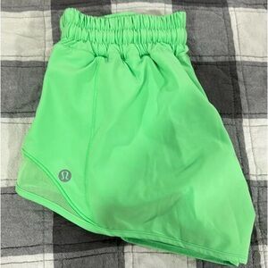 lululemon athletica Vibrant Lime Athletic Shorts